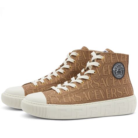 versace hi tops|versace sneakers low top.